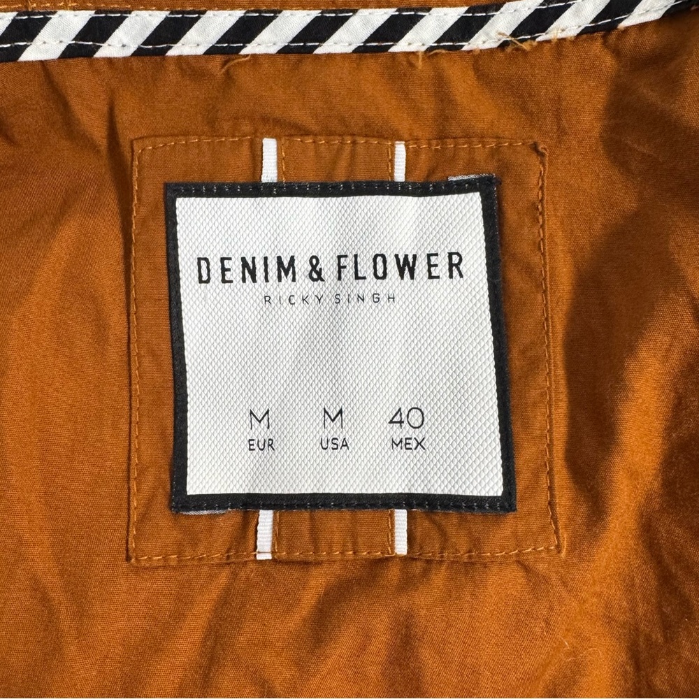 Denim & Flower Rust Utility Jacket - Picture 10 of 16